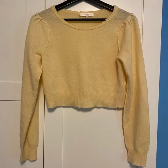 Loveshackfancy Lune Crop Pullover - Picture 3 of 7
